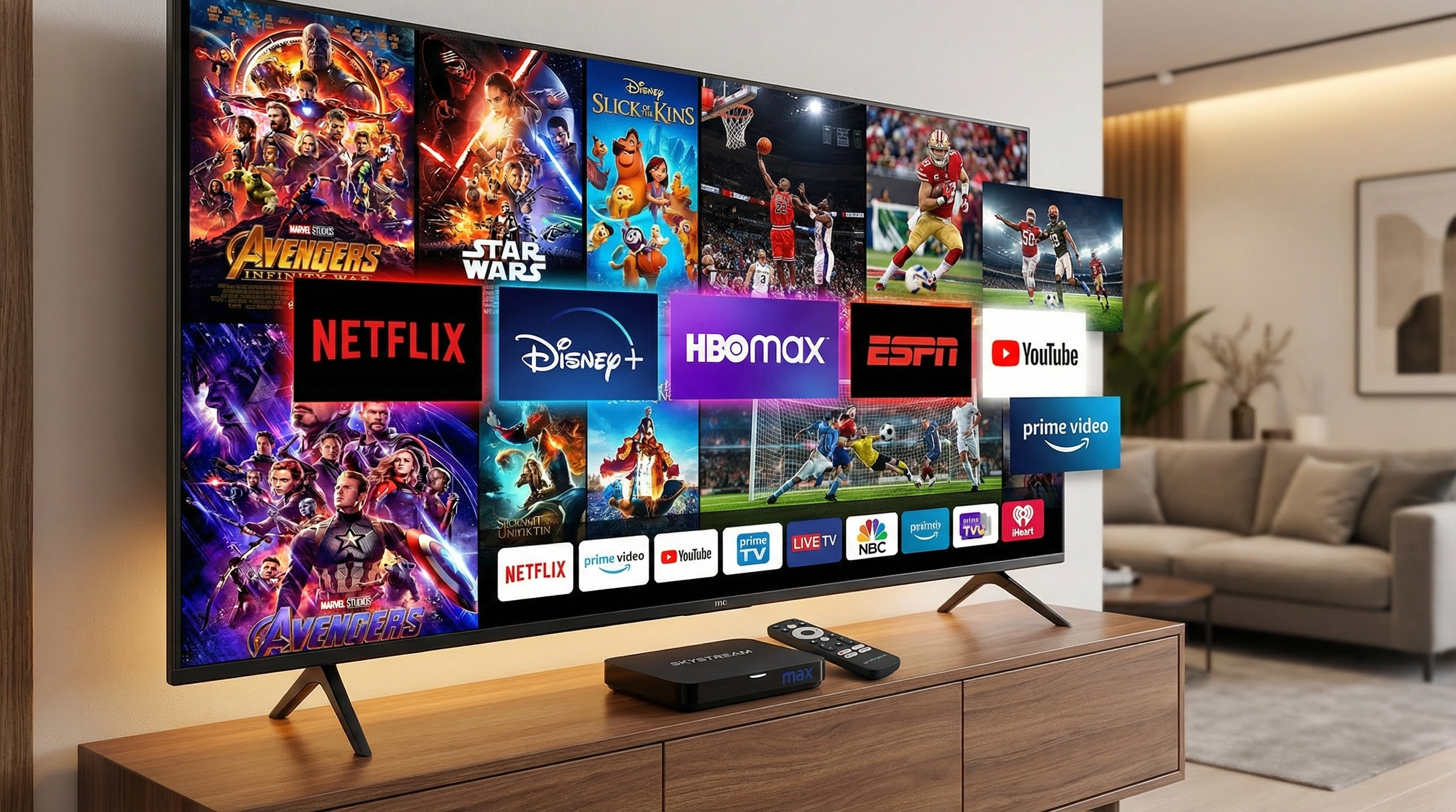 Endless Entertainment, Zero Monthly Bills: The SkyStream MAX Difference