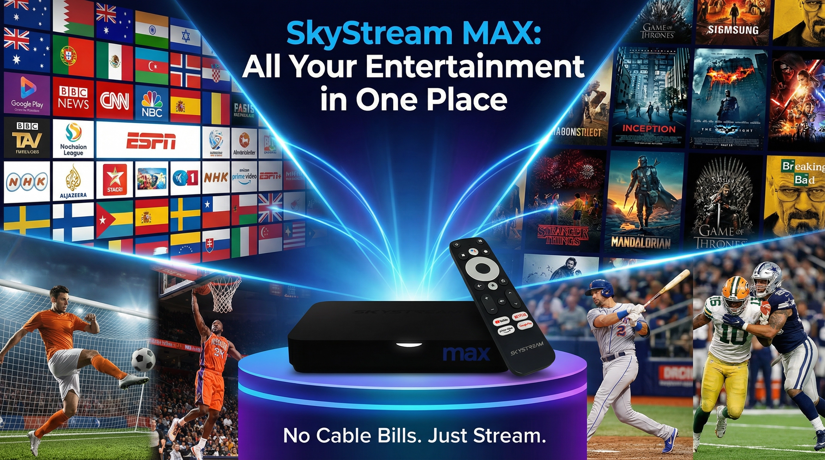 Unlock a Universe of Entertainment: Your SkyStream MAX is More Than Just a Streaming Device!