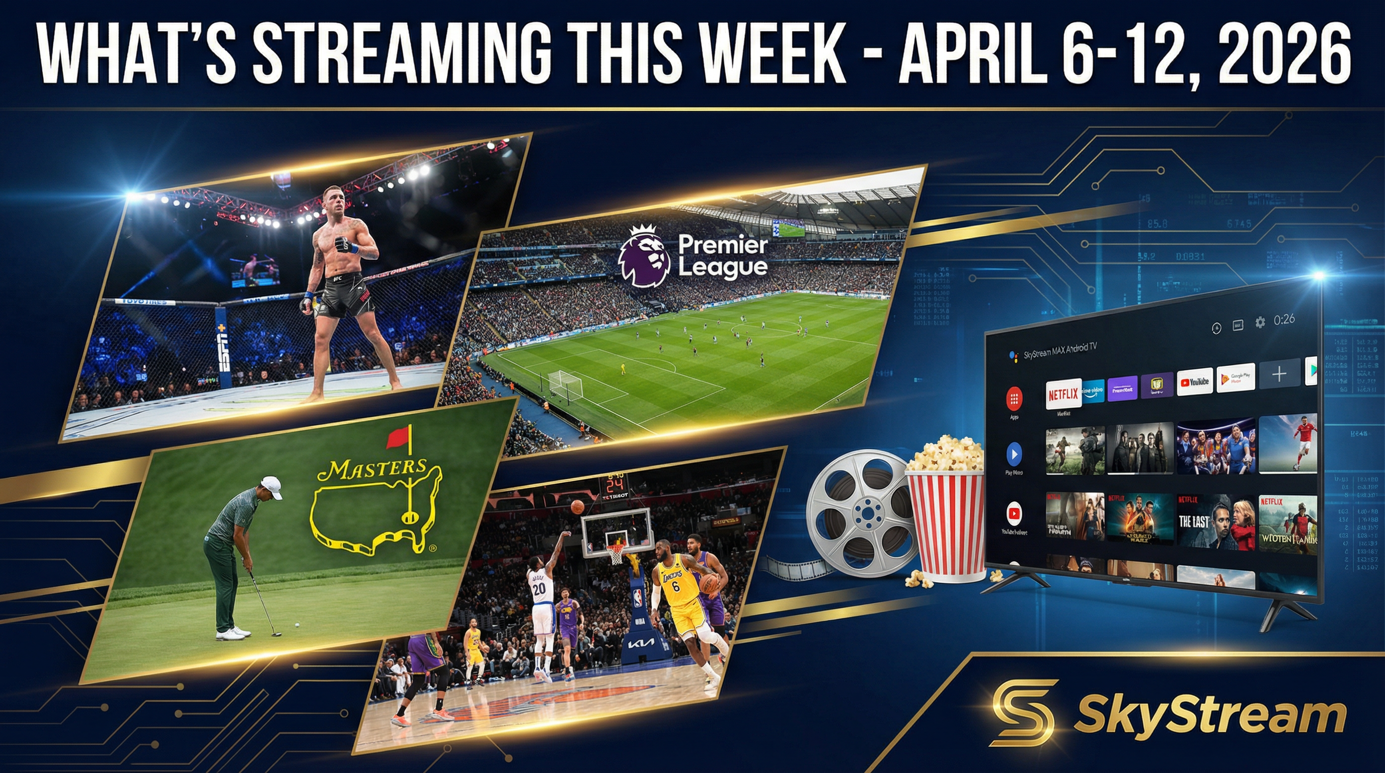 What's Streaming This Week: Your Ultimate Guide to Sports, Movies, and TV (April 6-12, 2026)